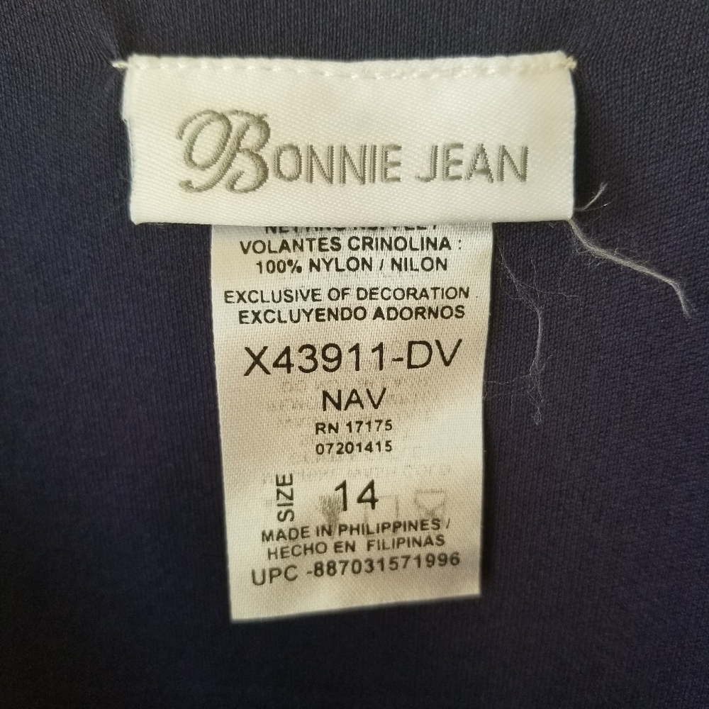Dillard's Bonnie Jean Sequin dress size 14 - Picture 5 of 6